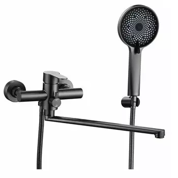 Смеситель для ванны Fmark FS8225Q графит