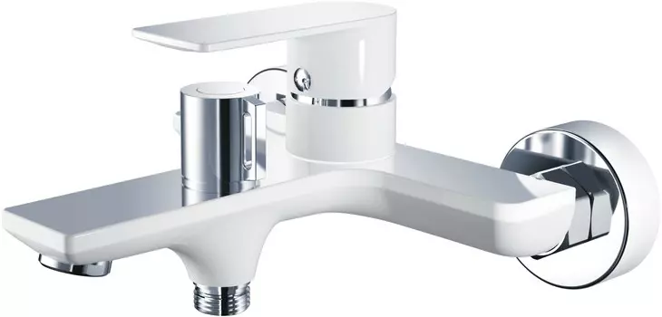 Смеситель для ванны Haiba HB60505-8 белый