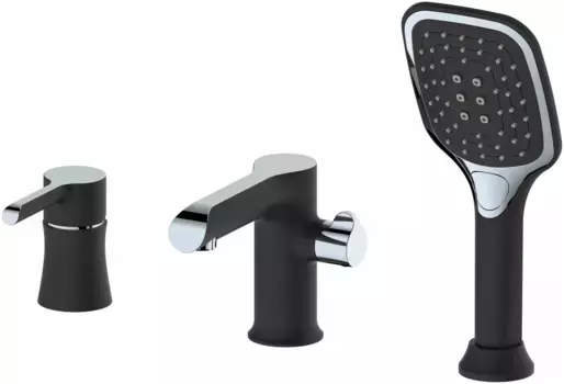 Смеситель для ванны Haiba HB80805-7 черный