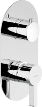 Смеситель для ванны Nobili WE81102/LRCR (внешняя часть)