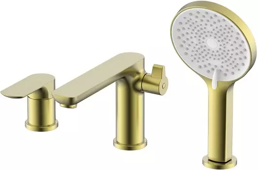 Смеситель для ванны Raglo R03.31.03 сатин золотой