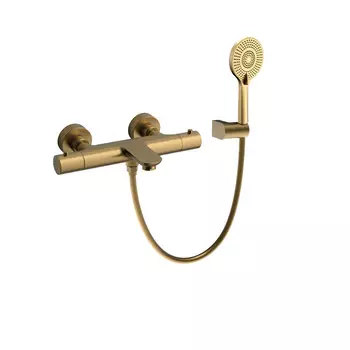 Смеситель для ванны Raiber RPG-008 золото