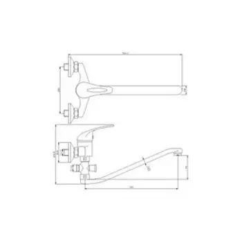Смеситель для ванны Rossinka Y40-35