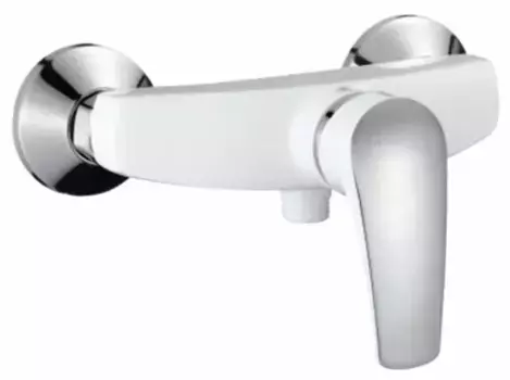 Смеситель для ванны Shevanik S5016F белый/хром