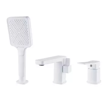 Смеситель для ванны Shevanik S9912C белый