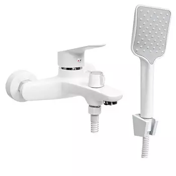 Смеситель для ванны Славен СЛ-ОД-Г3Б белый