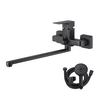 Смеситель для ванны WesnaArt NARCIS NAR06-320BL-25221 черный