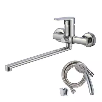 Смеситель для ванны WesnaArt NATUR NAT07-320 хром