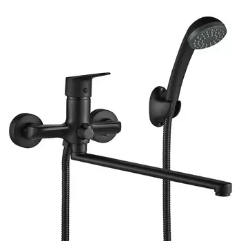 Смеситель для ванны WesnaArt NOVA NOV03-320Black черный