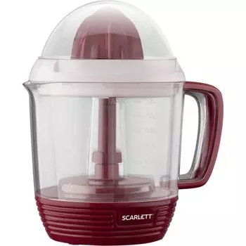 Соковыжималка Scarlett SC-JE50C08 красный/белый