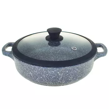 Сотейник Традиция ТМ9267 26см Мрамор