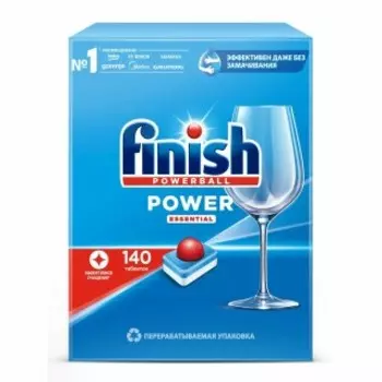 Средство для мытья посуды Finish Power 140шт (3215985) Таблетки для ПММ