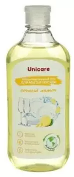 Средство для мытья посуды Unicare Сочный лимон ПЭТ, 0,5л флип-топ (US107009)