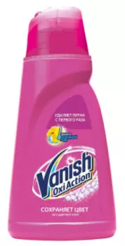 Средство для стирки Vanish Oxi Action Пятновыводитель жидкость 1л бутылка (8078306)