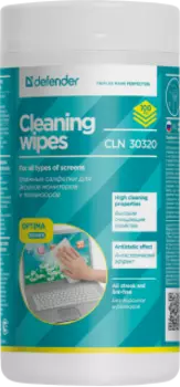 Средство для ухода за техникой Defender CLN 30320 Optima Салфетки для экранов, 100шт
