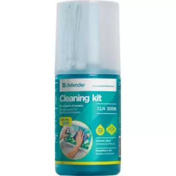 Средство для ухода за техникой Defender CLN 30598 Optima 200мл+микрофибра Очищающий комплекс для экранов