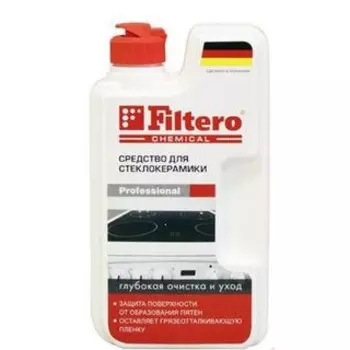 Средство для ухода за техникой Filtero Средство д/стеклокерамики, 250 мл., Арт.202