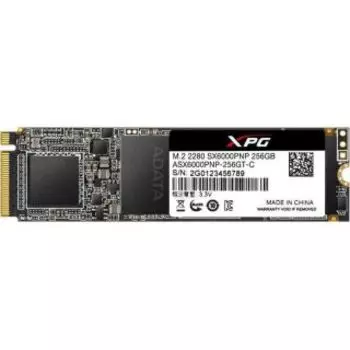 SSD накопитель A-Data XPG SX6000 Pro PCI-Ex4/256Gb/M.2 2280 (ASX6000PNP-256GT-C)
