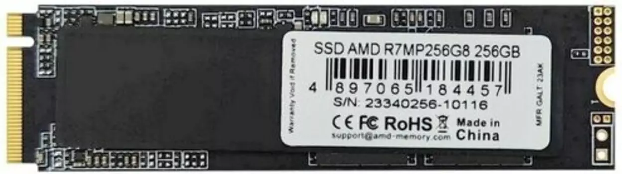 SSD накопитель AMD Radeon M.2 2280 256GB (R7MP256G8)