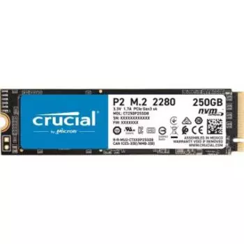 SSD накопитель Crucial P2 250Gb/M.2 2280/PCI-E x4 (CT250P2SSD8)