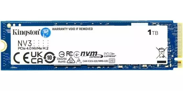 SSD накопитель Kingston M.2 2280 1TB (SNV3S/1000G)