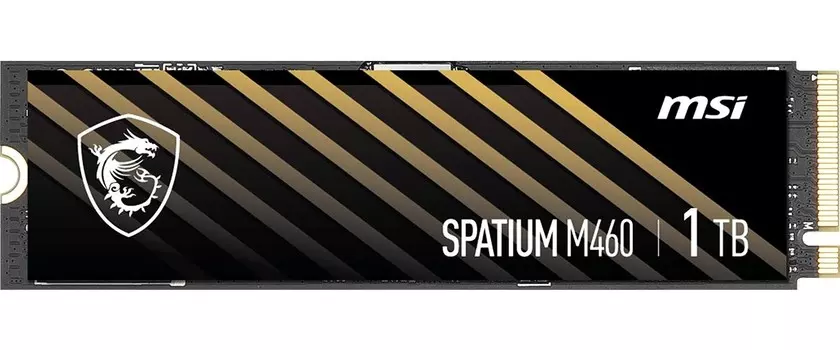 SSD накопитель MSI SPATIUM M460 PCIE 4.0 NVME M.2 1TB