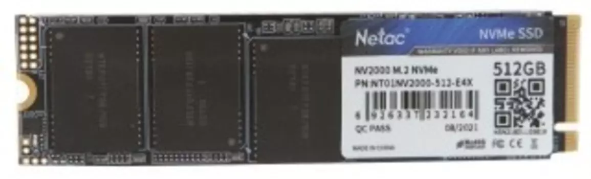 SSD накопитель Netac NV2000 512GB (NT01NV2000-512-E4X)