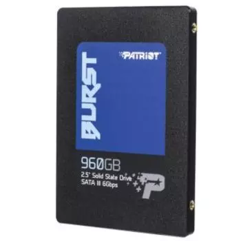 SSD накопитель Patriot Burst Elite 960ГБ/2.5/SATA III (PBE960GS25SSDR)