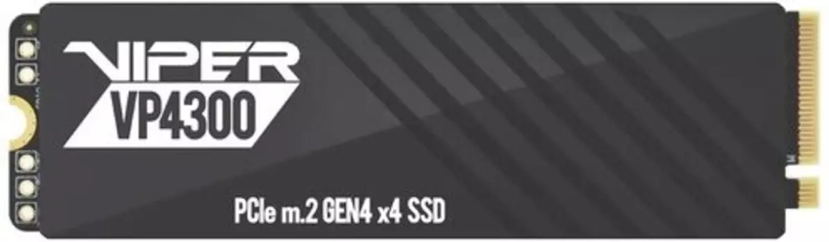 SSD накопитель Patriot VIPER M.2 2280 1TB PCIE GEN4 (VP4300L1TBM28H)