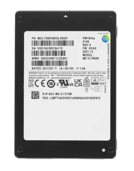 SSD накопитель Samsung PM1643a 960GB (MZILT960HBHQ-00007)