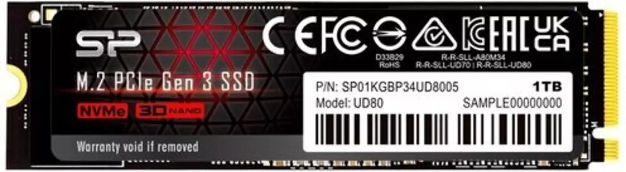 SSD накопитель Silicon Power M-Series UD80 1Tb (SP01KGBP34UD8005)
