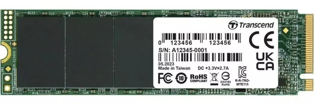 SSD накопитель Transcend 115S 2Tb (TS2TMTE115S)