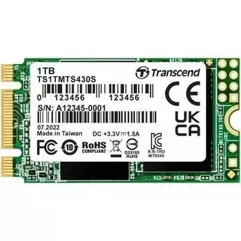 SSD накопитель Transcend 1ТБ M.2 (TS1TMTS430S)