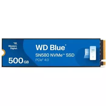 SSD накопитель Western Digital BLUE SN580 M.2 2280 500GB (WDS500G3B0E)