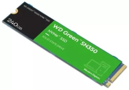 SSD накопитель Western Digital Green SN350 240ГБ M.2 2280 (WDS240G2G0C)