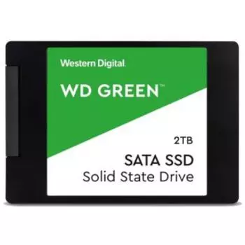 SSD накопитель Western Digital SATA/2.5/2TB GREEN (WDS200T2G0A)