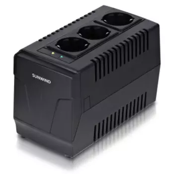 Стабилизатор напряжения Sunwind AVR-1500 черный