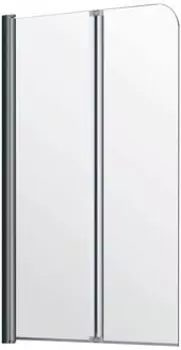 Стеклянная шторка для ванны Azario BOSTON 141 складная 80х140 профиль хром (AZ-141 80 (41,5+38,5)*140)