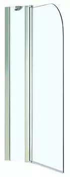 Стеклянная шторка для ванны Azario MERRIT 110х140см распашная, профиль серебро (AZ-NF6221 1100)