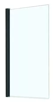 Стеклянная шторка для ванны Azario MERRIT 800х1400мм профиль черный (AZ-NF6211-1 800 BLACK)