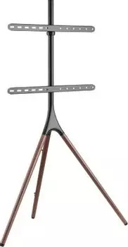 Стойка под телевизор Cactus CS-ST1246BKWN черный/орех