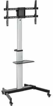 Стойка под телевизор Ultramounts UM307B белый/черный