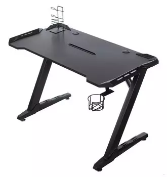 Стол Бюрократ CARRY-02 карбон, черный