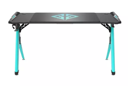 Стол GMNG GG-TB101 карбон/голубой 140х60см