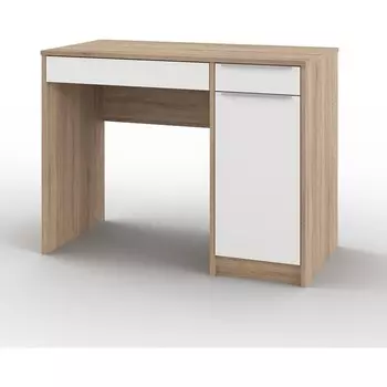 Стол Мебель-Комплекс Нордик исп.2 Дуб сонома светлый/Белая Аляска