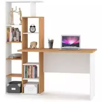 Стол Мебель-Комплекс Вентура дуб золотой крафт/белый (2уп)