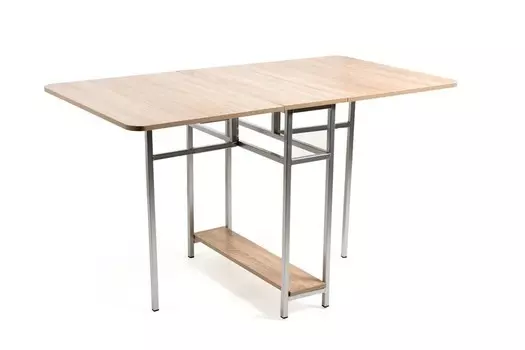 Стол обеденный Бител Стол-книжка-3 Шимо Ясень темный/Металлокаркас