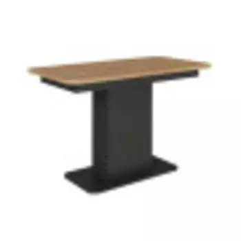 Стол обеденный Мебель-Комплекс СО-3 Антрацит/Дуб Золотой Крафт