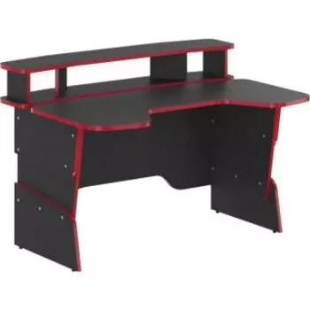 Стол SkyLand STG 1390 Антрацит/Красный 1360x1000х856/920/984мм