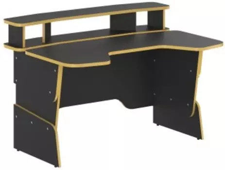 Стол SkyLand STG 1390 Антрацит/Желтый бриллиант 1360х1000х856/920/984мм